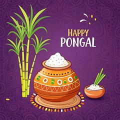 Happy Pongal Background