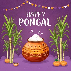 Happy Pongal Background