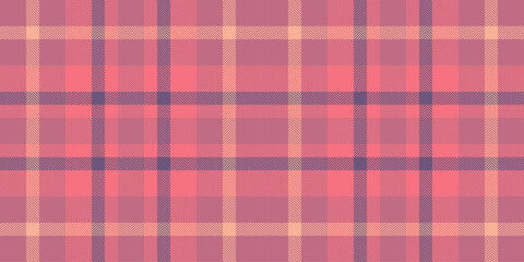 Soft, warm toned tartan plaid pattern in pink, peach and mauve. Ideal for backgrounds, fabrics, graphic design projects, and adding a cozy, rustic feel.