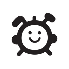 Joyful Kids Panda Silhouettes: Cute World Children Day Vector Graphic Art.