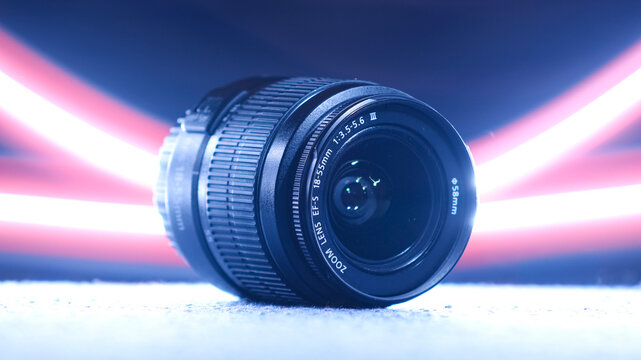 Fototapeta 18-55mm Camera Zoom Lens
