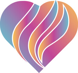 love heart design vector 