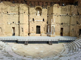 Stage of Roman Amphitheatre, Orange,France