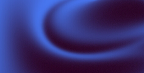 Abstract black and blue gradient background with grainy texture, noise effect and blurred wave design