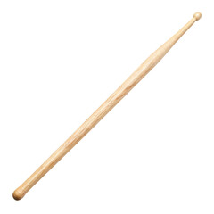 Obraz premium Single wood drumstick, percussion musical instrument ready for drummer to create an exciting musical beat