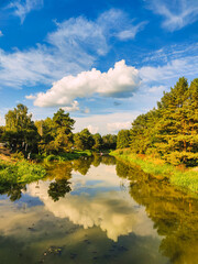 spływ rzeką Barcz w Dolina Baryczy © Grzegorz