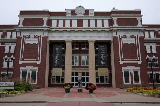 Emporia State University on Cloudy Fall Day