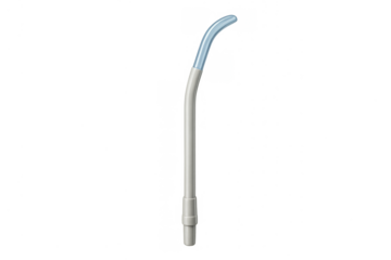 Dental saliva ejector instrument with transparent background