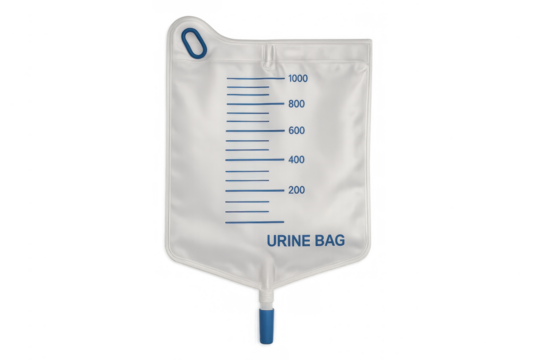 Medical urine drainage bag for patient care