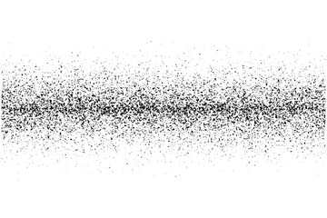 Vector grain noise background with pointillism dots and stipple gradient texture, halftone grainy pattern and abstract dotwork effect on transparent background