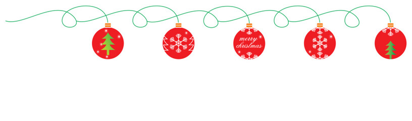 christmas ball line art.christmas ball with snowflakes