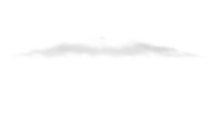 A thin, elongated cloud isolated on transparent background, stretching across the horizon, a subtle wisp of vapor, suggesting a distant storm or a change in the weather, a minimalist sky element