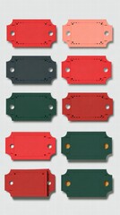 Symmetrical Shaped Badges for Christmas Promotion Display