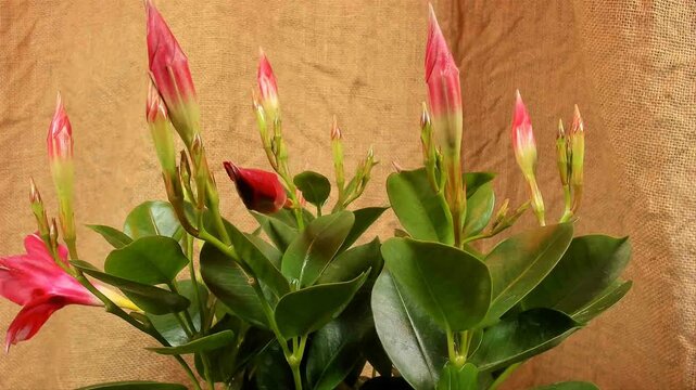 Fioritura rapida di una dipladenia