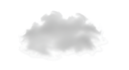 Isolated cloud on transparent background a soft, gray cloud floating in the sky perfect for adding a touch of nature to your designs, illustrations, or photo manipulations isolated on transparent back