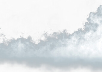 Smoke rises in soft, wispy tendrils against a clear background, ideal for mystical and atmospheric scenes. Realistic textures enhance visual realism. Perfect for digital art and overlay effects. PNG