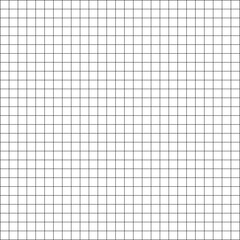 Simple black grid on white background for design and planning purposes
