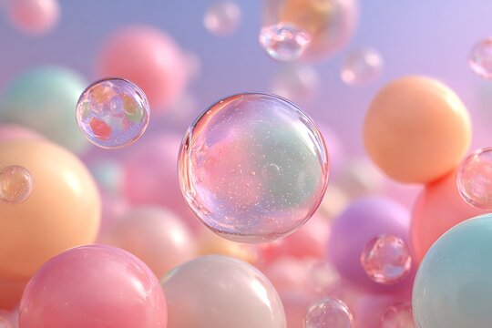 Pastel bubble background aesthetic wallpaper hd for desktop and phone wallpaper full hd pfp background