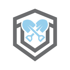 Digging Shovel Logo