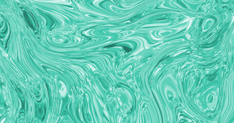 turquoise Marble ink colorful. green - blue marble pattern texture abstract background.