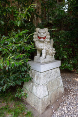 奈良県／天河大弁財天の狛犬（2025年8月28日撮影）