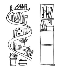 Book Tracker 2025 printable template in minimalist design. Perfect for organize reading goals, tracking finished books, authors, and ratings. Editable vector EPS file for planner, bullet journal