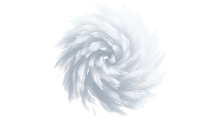 Isolated hurricane on transparent background, a swirling vortex of clouds, showcasing the raw power and dynamic energy of natures most formidable storm, with its mesmerizing spiral and intense atmosph
