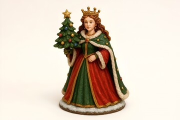 Obraz premium Figurine miniature de Reine de Noël