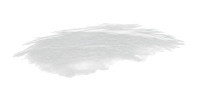 A fluffy pile of snow isolated on transparent background, perfect for winter scenes, holiday designs, or adding a touch of seasonal charm to your creative projects, offering a versatile element for va