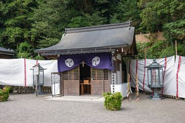 奈良県／天河大弁財天の斎灯殿（2025年8月28日撮影）