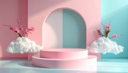 wedding decoration with pink roses