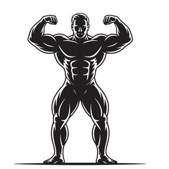 Fototapeta premium muscles icon set, Muscle arm, bicep, vector illustration on white background.