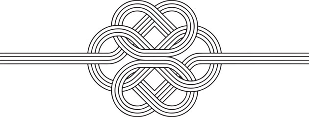 An intricate celtic knot design, featuring interwoven lines forming a symmetrical pattern, evokes a sense of complexity, unity, and timelessness