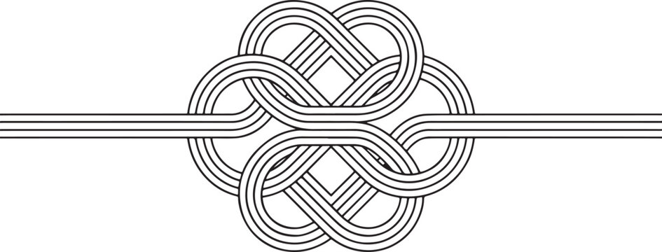 An intricate celtic knot design, featuring interwoven lines forming a symmetrical pattern, evokes a sense of complexity, unity, and timelessness