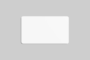 Realistic blank business card illustration for mockup