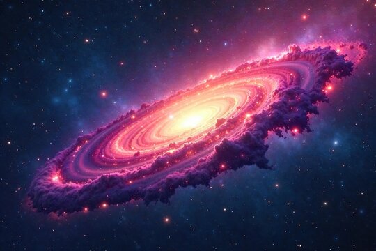 Cosmic Ballet Nebulae Swirl in a Breathtaking Celestial Landscape of Colliding Galaxies and Red Giants Across the Infinite Darkness of Space