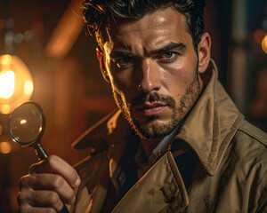 portrait of a detective