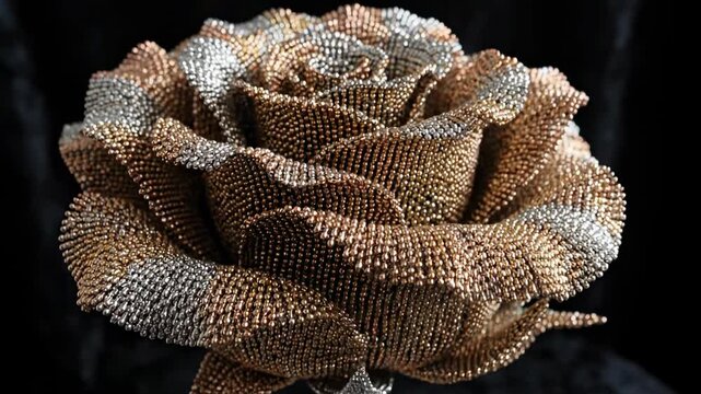 Macro view of natural textures blending coral mushroom and pheasant with patterns inspired by snake skin and nature