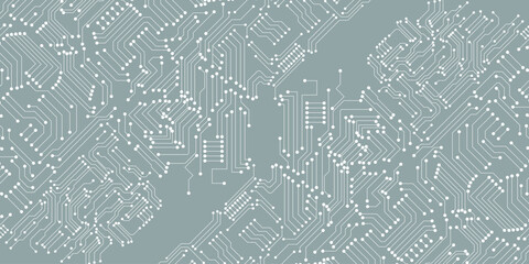 Circuit technology background with hi-tech digital illustration. Modern design.