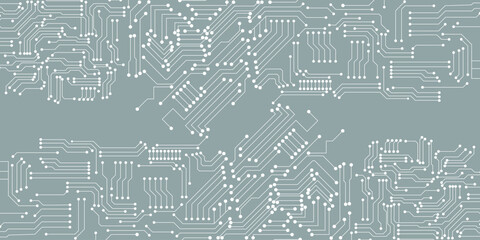 Circuit technology background with hi-tech digital illustration. Modern design.