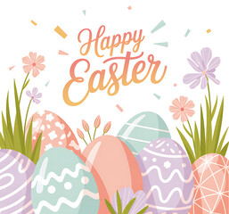 Happy Easter Bunny,Happy easter social media post,Happy easter day background,holiday, celebration, decoration, spring, happy, egg, season, colorful, poster, traditional, easter, greeting, background,