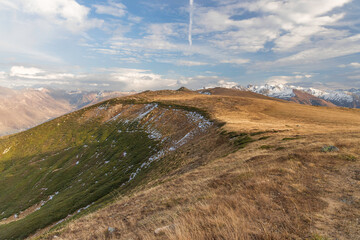 mountain road in the mountains