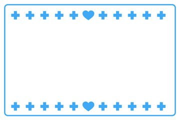 医療のシンプルフレーム01