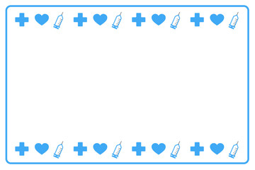 医療のシンプルフレーム02