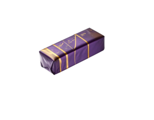Gourmet Chocolate Bar in Luxury Purple Wrapper — Premium Candy PNG