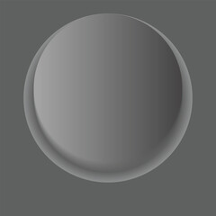 Gray circle shape rendering abstract design background image