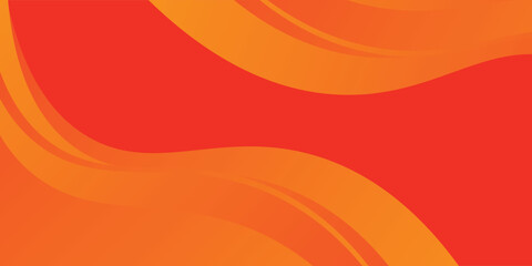 abstract orange background with dynamic waves layer vector background eps10