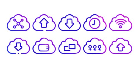 Modern Communication Symbol Icons for Web and App UI