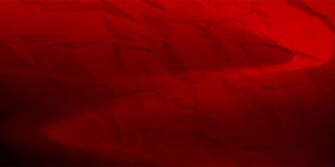 Vibrant Red Crumpled Paper Texture Background for Design, Abstract Art, and Backgrounds