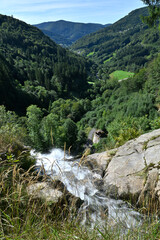 Todtnau im Scharzwald met seimem beeindruckenden Wasserfall